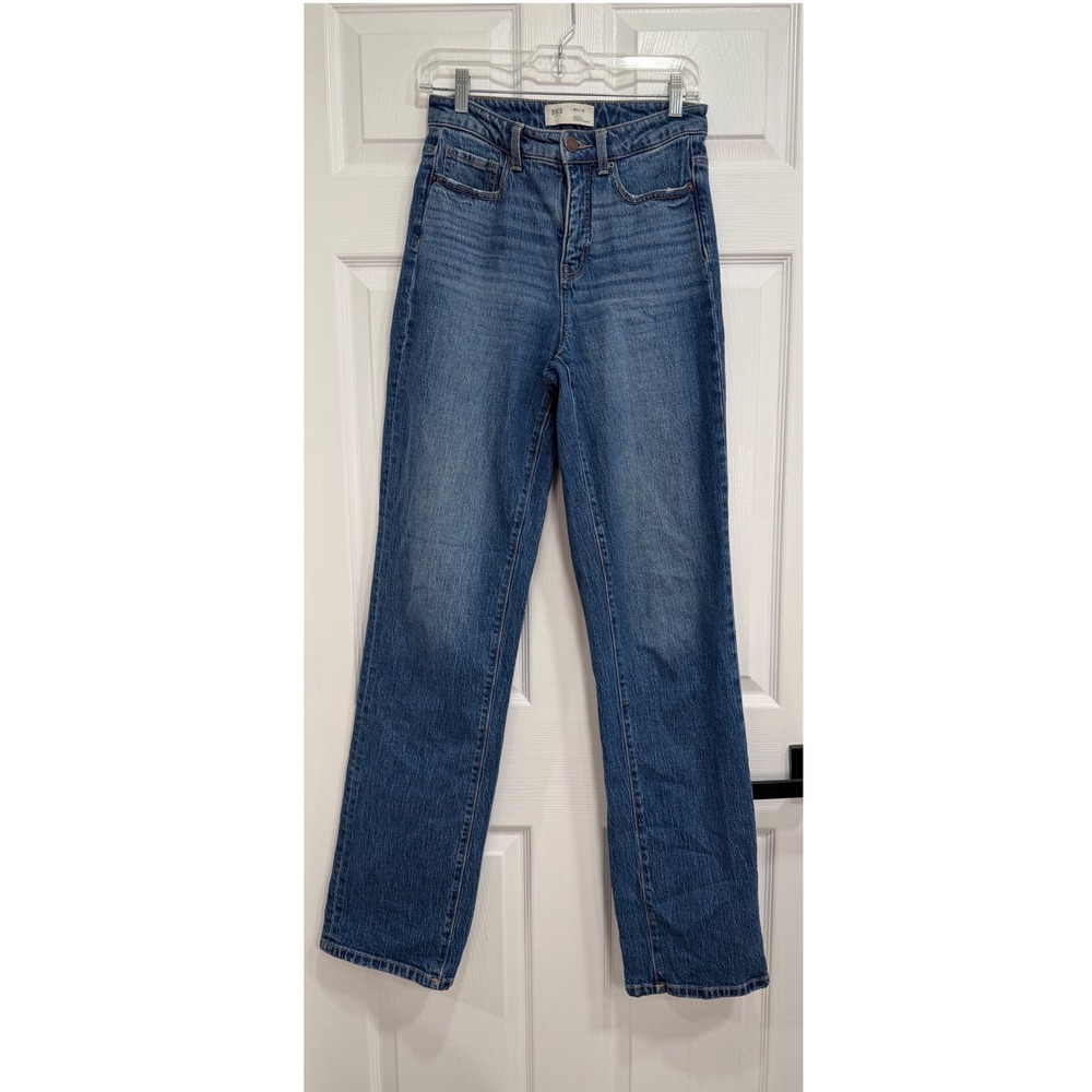 BKE Billie Women 27x32 High Rise Slim Straight Jeans Medium Wash